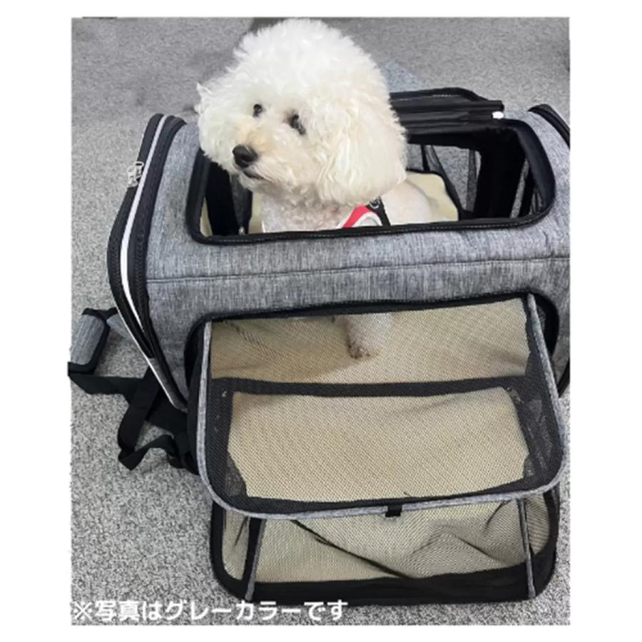 Petique ぺティーク 2LDK 2WAY ペットリュック ショルダーバッグ 犬 猫 おでかけ 旅行 通院 防災　 |  | 07