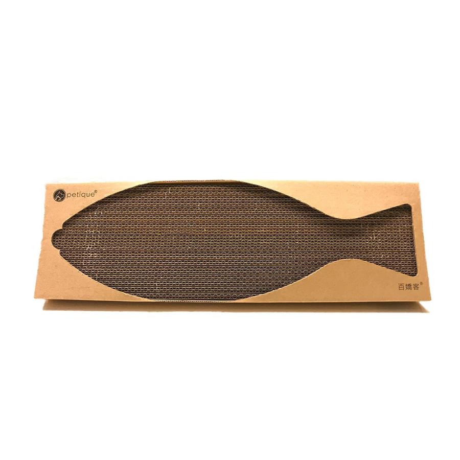 Petique ペティーク 魚型 爪とぎ 猫用 猫 ねこ ネコ ストレス解消 段ボール ダンボール ガリガリ 遊び おもちゃ キャット 米ブランド |  | 02