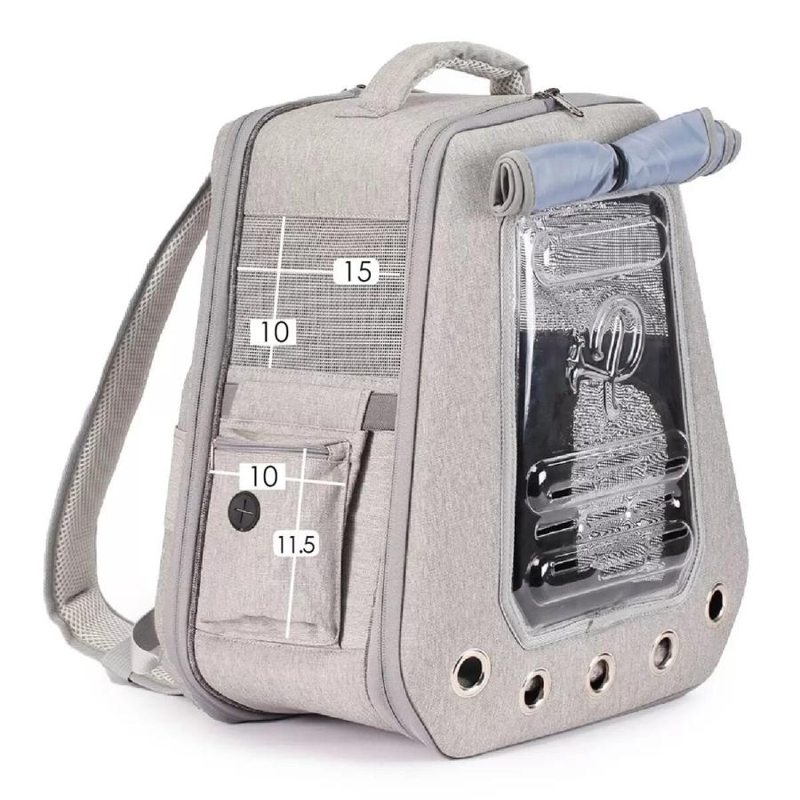 Petique ペティーク スカイライト キャリーバッグ ペットバッグ ペットキャリー ペットリュック ねこ いぬ お出かけ 旅行 米ブランド Skylight |  | 11