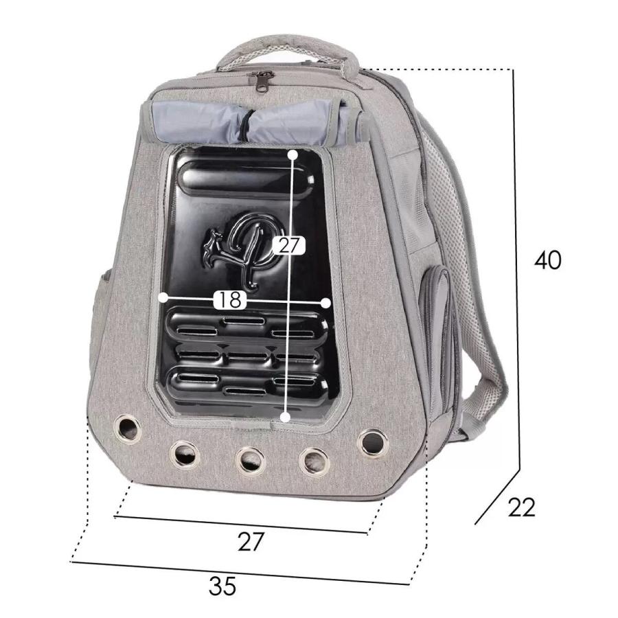 Petique ペティーク スカイライト キャリーバッグ ペットバッグ ペットキャリー ペットリュック ねこ いぬ お出かけ 旅行 米ブランド Skylight |  | 09