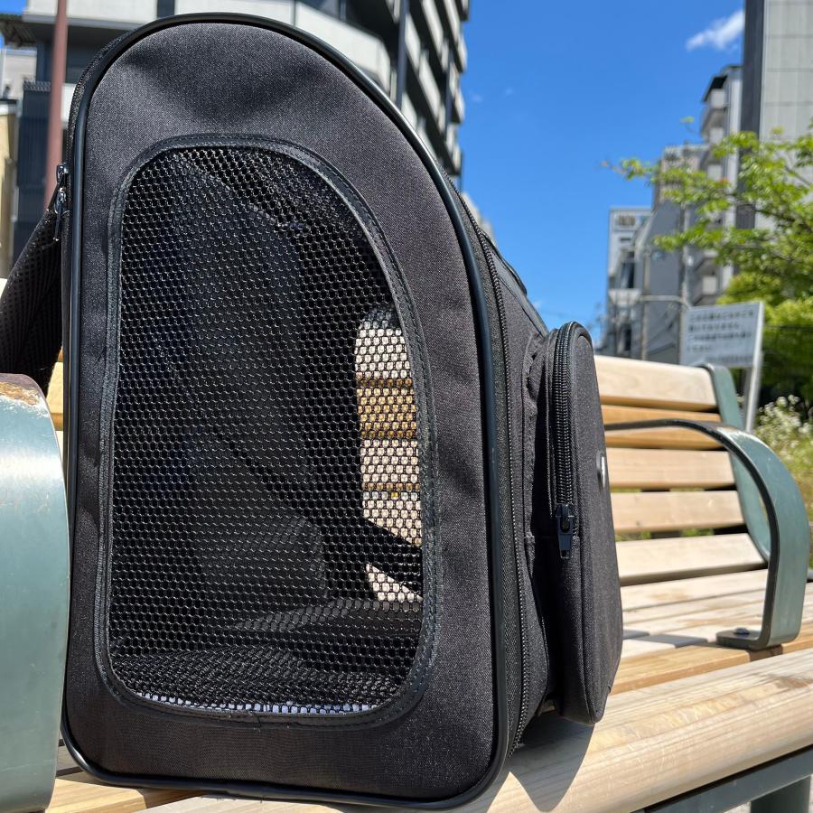 Petique ペティーク バックパッカー ブラックシャドー ペットキャリー