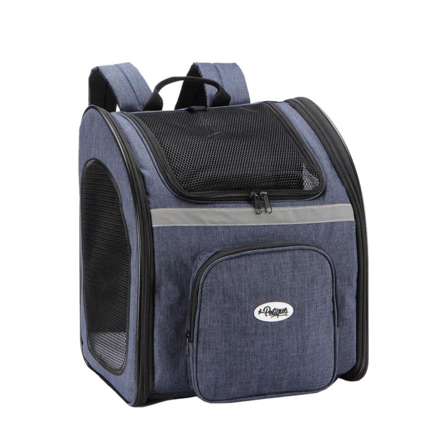 Petique ペティーク バックパッカー ペットキャリー キャリーバッグ ペットリュック バックパック リュックサック 折り畳み 犬 猫 小動物 旅行 米ブランド |  | 16