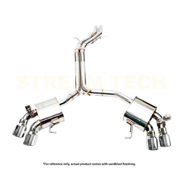 iPE イノテック PORSCHE 95B.1 マカン S GTS 3.0L ターボ 3.6L用 可変バルブ マフラー ステンレス製 テールエンド ポルシェ Porsche Macan 95B S GTS Turbo |  | 03