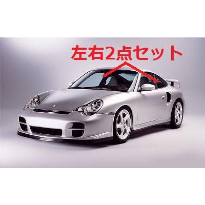 PORSCHE ポルシェ 996 997 911用 リアルカーボン ピラーパネル 2