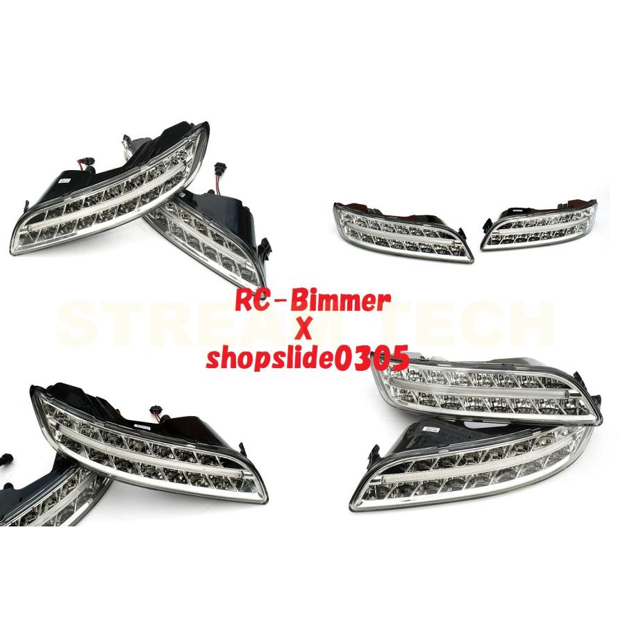 PORSCHE ポルシェ 997 カレラ 前期用 LED バンパー補助ライト ファイバーLED フォグランプ バンパーライト ポジションライト デイライト ランプ 911 人気商品 |  | 02