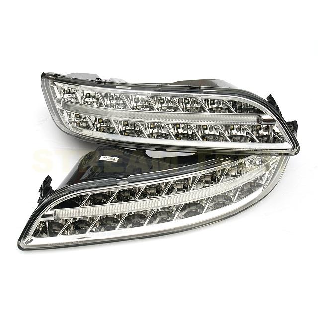 PORSCHE ポルシェ 997 カレラ 前期用 LED バンパー補助ライト ファイバーLED フォグランプ バンパーライト ポジションライト デイライト ランプ 911 人気商品 |  | 03