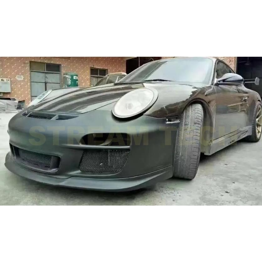 PORSCHE ポルシェ 997 カレラ用 GT3 後期タイプ フロントバンパー リップスポイラーセット 2種類有 FRP カーボン バンパー エアロパーツ 911 タルガ 人気商品 |  | 02