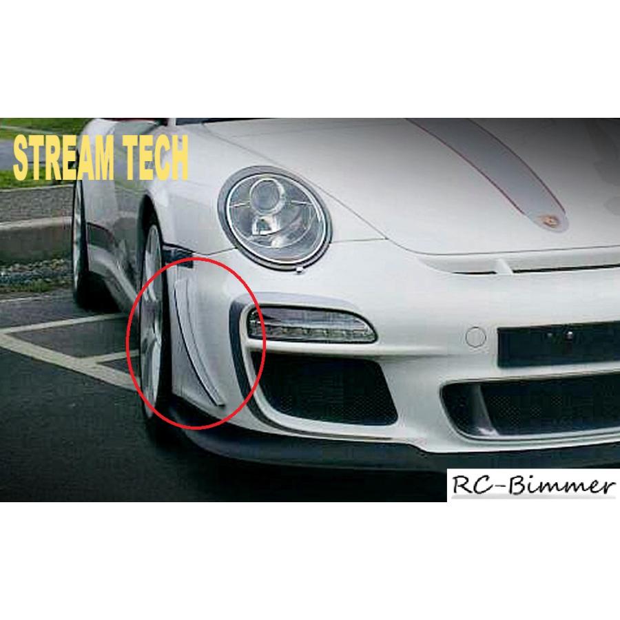 PORSCHE ポルシェ 997 GT3 RS4.0用 フロントバンパーカナード PU素材 フロントスプリッター フロントガーニッシュ エアロガーニッシュ 911 人気商品 | 