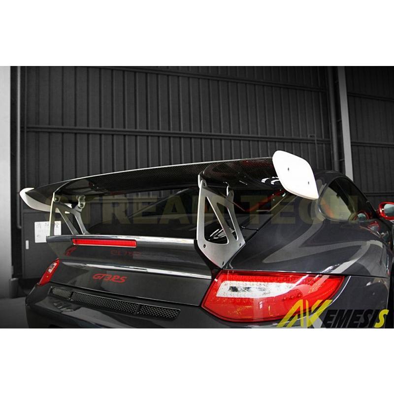 PORSCHE ポルシェ 997 GT3 RS 4.0用 カーボン GTウイング リアウイング レーシングウイング カーボンウイング リアスポイラー トランクスポイラー 911 |  | 02