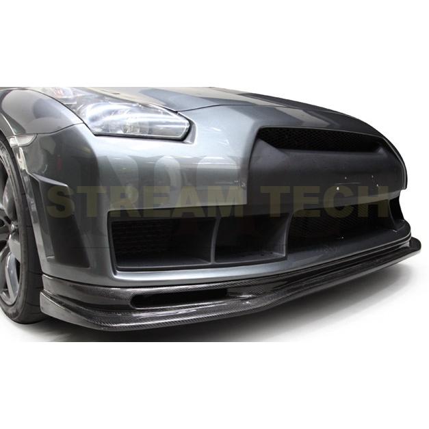 【美品】日産GT-R フロントリップスポイラー（R35型）の後期モデル用HKS BLITZ 【M's】日産 R35 GT-R (16/07-) AERO SPEED R-CONCEPT