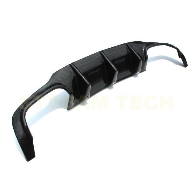 BENZ メルセデス ベンツ W204 C63 AMG 後期用 DTMタイプ カーボン リアディフューザー リアアンダースポイラー リアリップ バンパーリップ 綾織カーボン Cクラス |  | 02