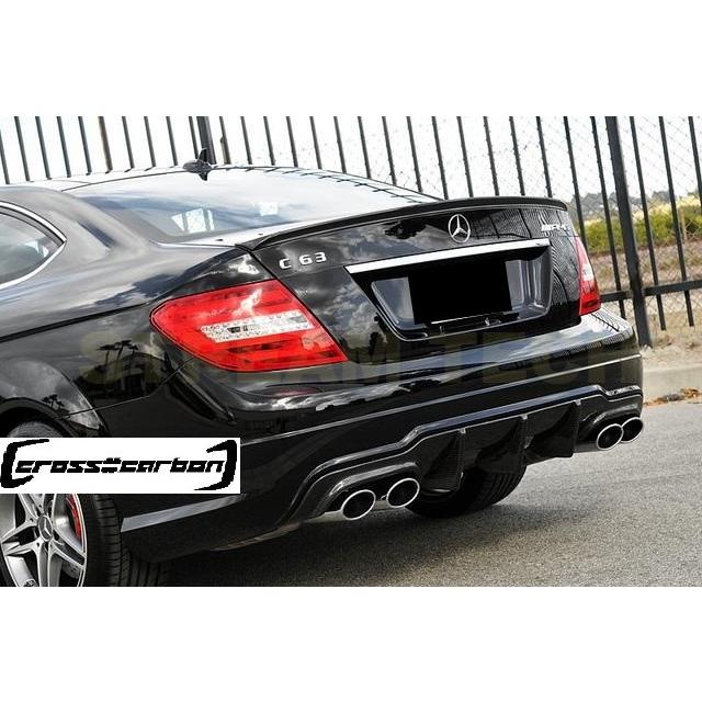BENZ メルセデス ベンツ W204 C63 AMG 後期用 DTMタイプ カーボン リアディフューザー リアアンダースポイラー リアリップ バンパーリップ 綾織カーボン Cクラス |  | 06