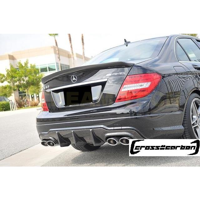 BENZ メルセデス ベンツ W204 C63 AMG 後期用 DTMタイプ カーボン リアディフューザー リアアンダースポイラー リアリップ バンパーリップ 綾織カーボン Cクラス |  | 07