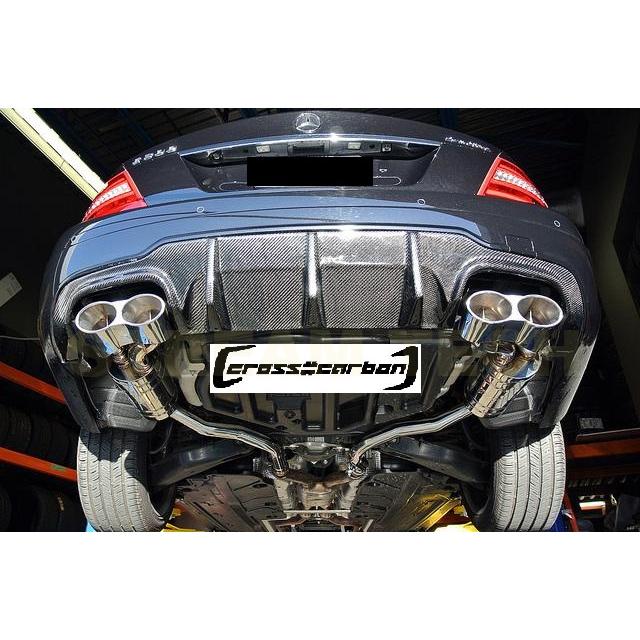 BENZ メルセデス ベンツ W204 C63 AMG 後期用 DTMタイプ カーボン リアディフューザー リアアンダースポイラー リアリップ バンパーリップ 綾織カーボン Cクラス |  | 08