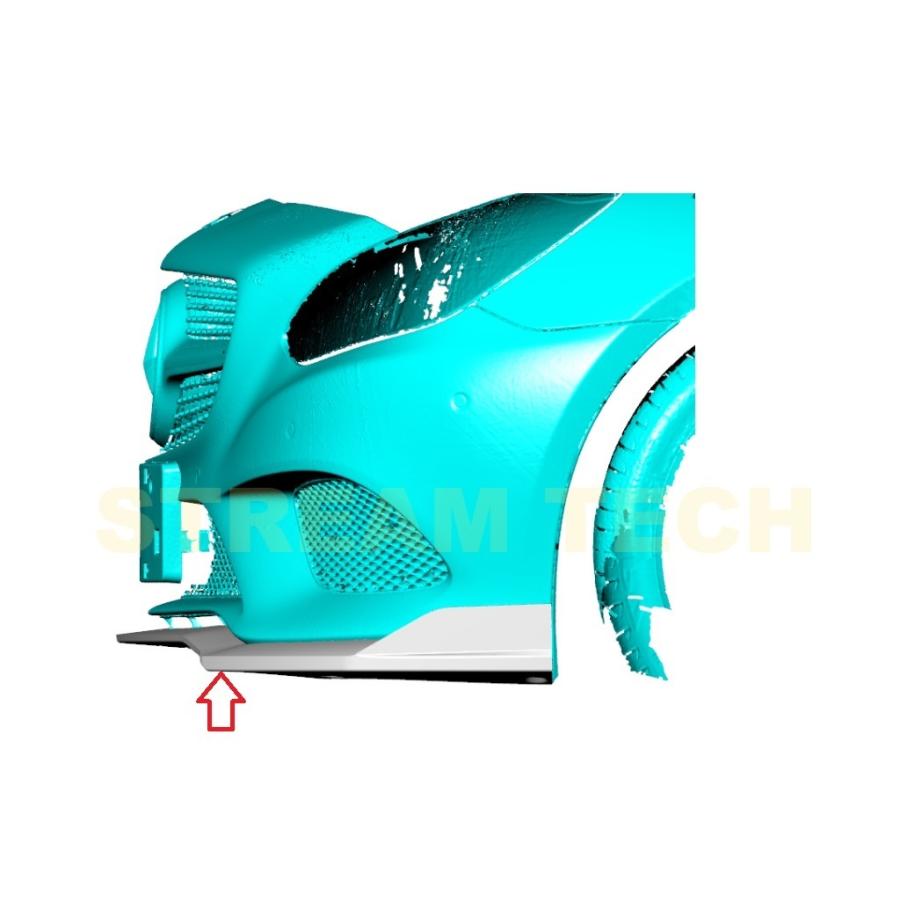 BENZ メルセデス ベンツ R172 SLC用 カーボン フロントスポイラー