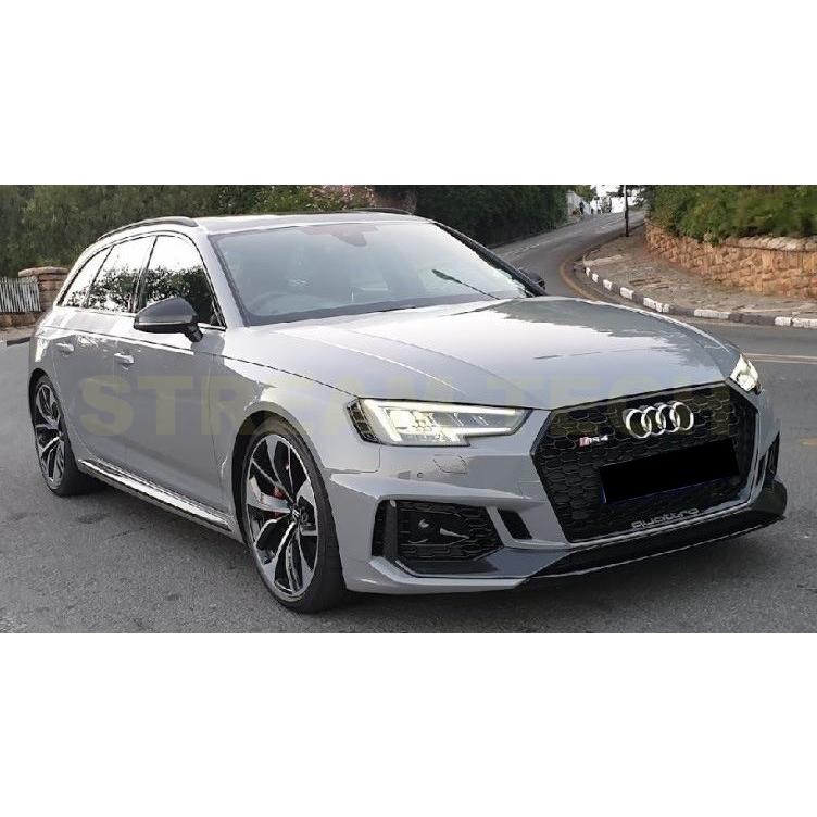 AUDI アウディ B9 8W A4 S4 前期用 RSタイプ ハニカムグリル 2種類有 センターグリル フロントグリル ラジエターグリル RSグリル クワトロ PTS有 カメラ有 人気 |  | 05