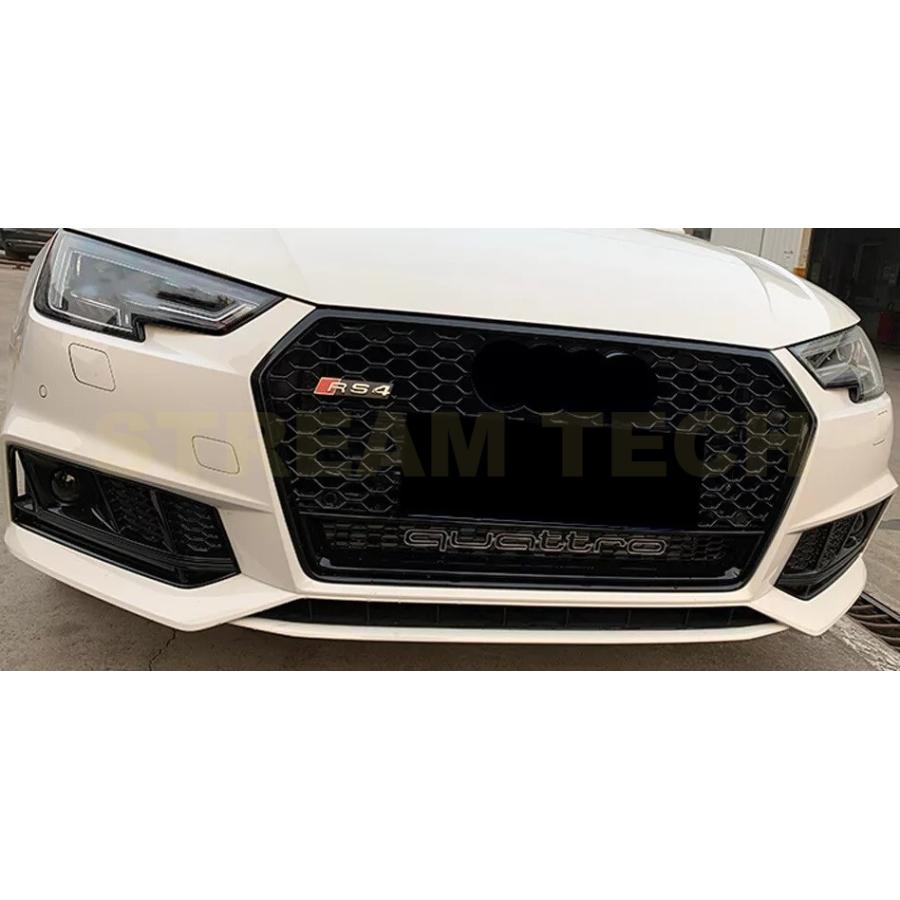 AUDI アウディ B9 8W A4 S4 前期用 RSタイプ ハニカムグリル 2