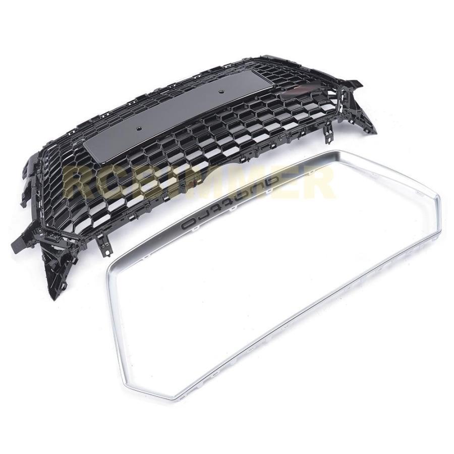 AUDI アウディ 8S TT TTS TTRS用 RSタイプ ハニカムグリル シルバー