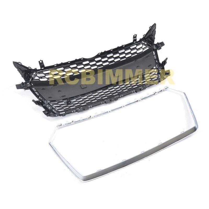 Audi TT フロントグリル AUDI アウディ 8S TT TTS TTRS用 RSタイプ ハニカムグリル シルバー