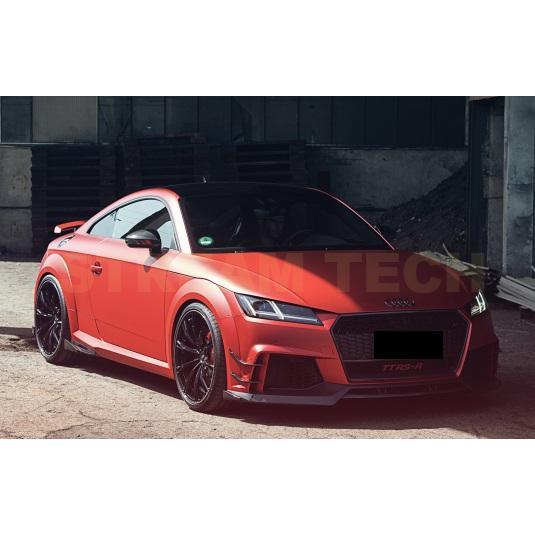AUDI アウディ 8S TTRS用 DTMスタイル カーボン フロントカナード 4点