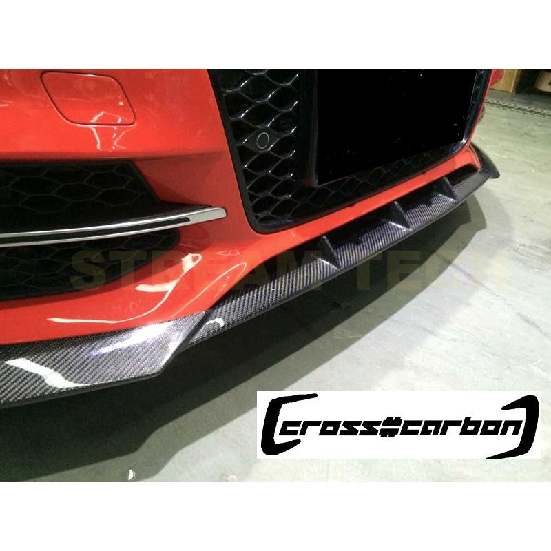 AUDI アウディ 8V A3 Sライン S3 セダン用 カーボン フロントスポイラー フロントリップ リップスポイラー アンダーリップ バンパーリップ 綾織 Audi Sline 人気の画像