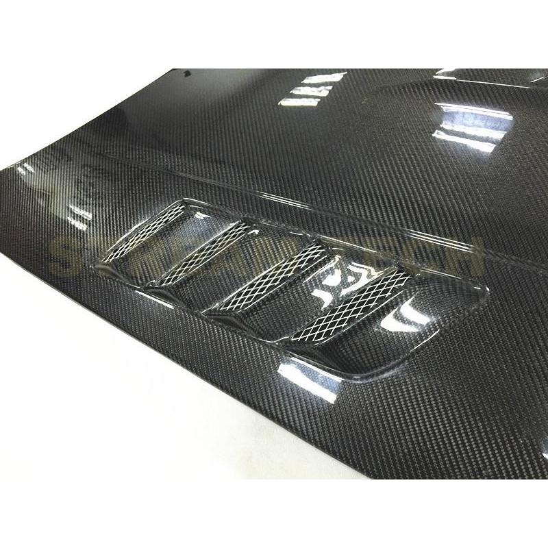 AUDI アウディ 8V A3 S3 RS3 前期用 RSタイプ ダクト付き カーボン ボンネット エンジンフード カーボンフード 綾織カーボン 軽量 Audi Sline 2D 4D 人気商品の画像