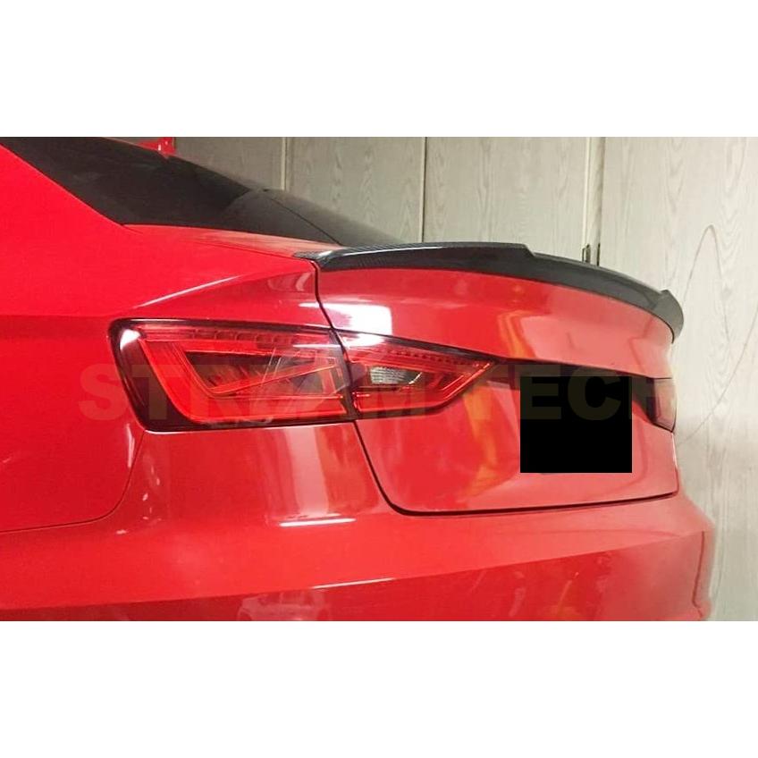 AUDI アウディ 8V A3 S3 セダン用 カーボン トランクスポイラー リアスポイラー チンスポイラー カーボンスポイラー リアウイング 綾織 4D Sライン 人気商品 |  | 10