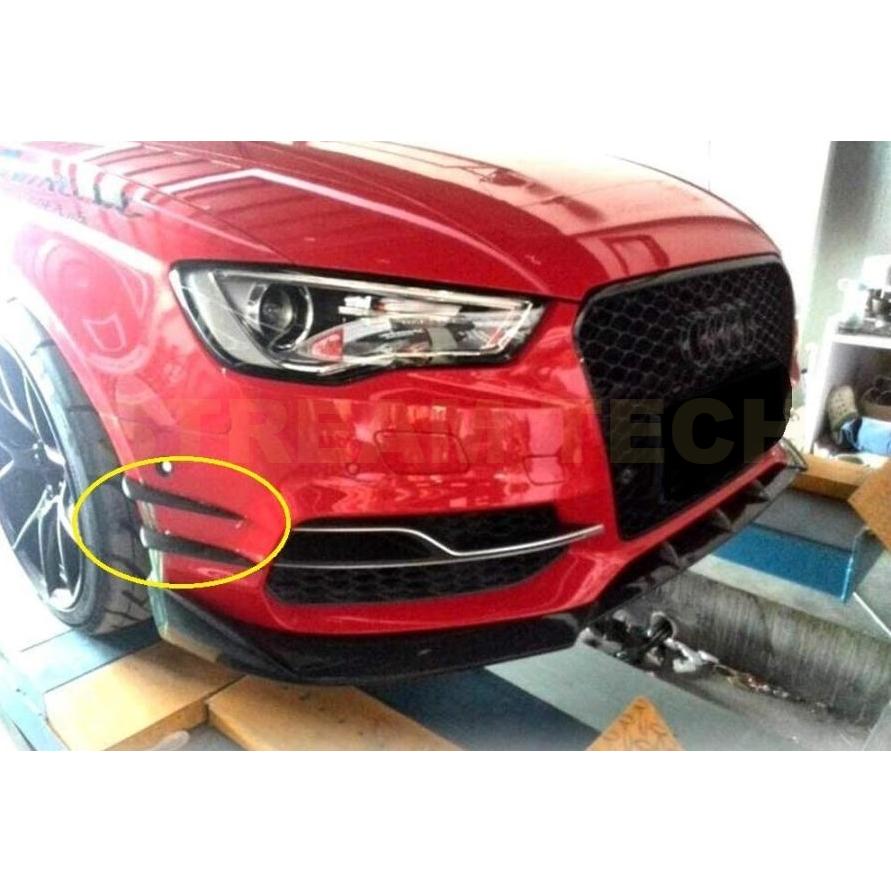 AUDI アウディ 8V A3 S3 前期用 カーボン フロントカナード 4点セット 