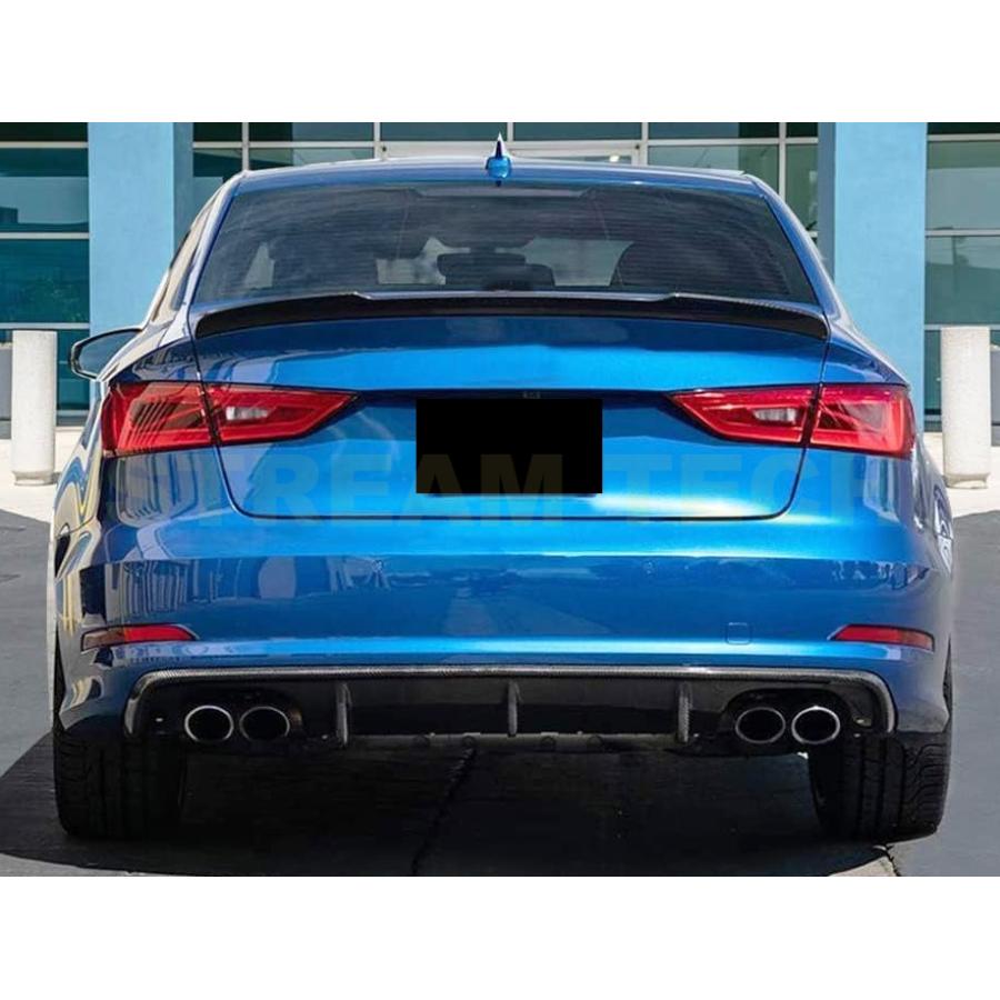 AUDI アウディ 8V A3 セダン 前期用 カーボン リアディフューザー 左右