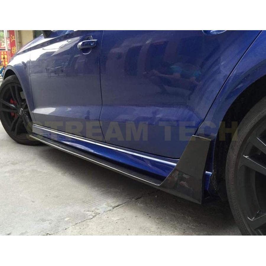 AUDI アウディ 8V A3 Sライン S3 セダン用 カーボン サイド