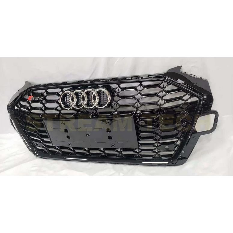 AUDI アウディ B9.5 8W A4 S4 後期用 RSタイプ ハニカムグリル 2種類有