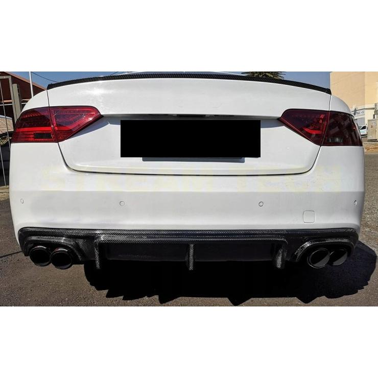 最終値下げ　アウディa5&s5 B9型　カーボン調ディフューザー AUDI RS5 SportBack スポーツバック B9.5 リア ディフューザー