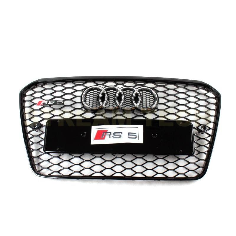 AUDI アウディ B8 8T A5 S5 後期用 RSタイプ ハニカムグリル ブラック センターグリル フロントグリル ラジエターグリル RSグリル PTS有 タイプ2 人気商品 |  | 01