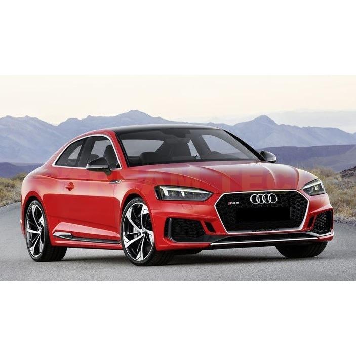 AUDI アウディ F5 A5 S5 前期用 RSタイプ ハニカムグリル 2種類有 センターグリル フロントグリル ラジエターグリル RSグリル クワトロ PTS有 カメラ有 人気商品の画像
