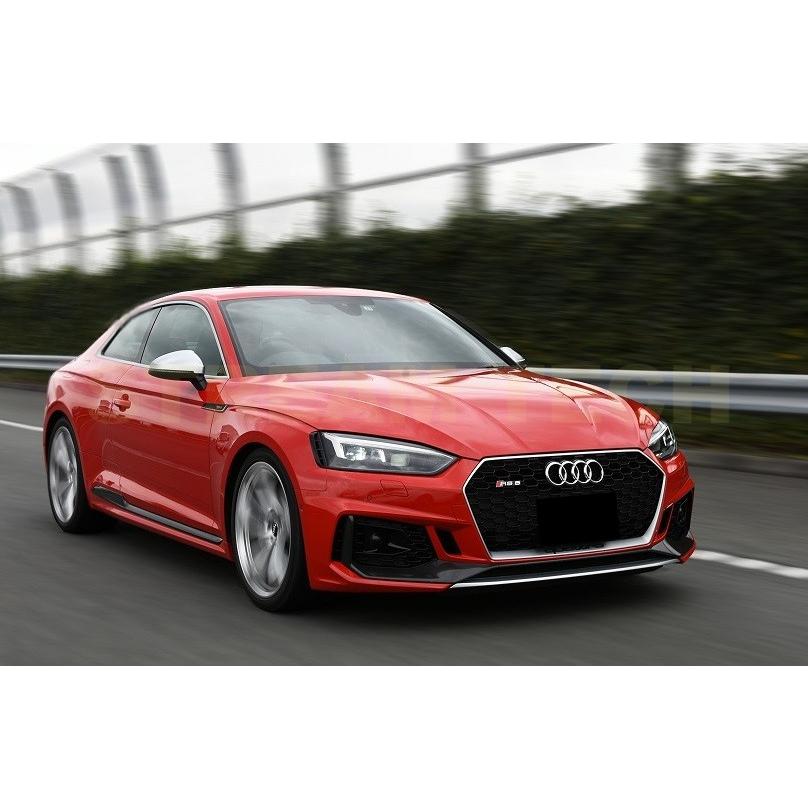 AUDI アウディ F5 A5 S5 前期用 RSタイプ ハニカムグリル 2種類有 センターグリル フロントグリル ラジエターグリル RSグリル クワトロ PTS有 カメラ有 人気商品の画像