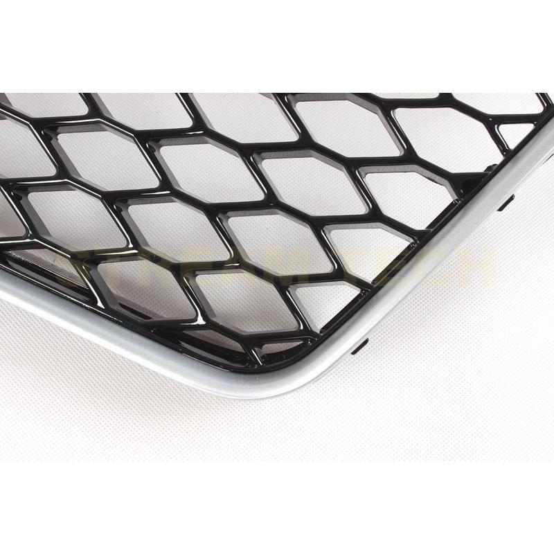 AUDI アウディ 8J TT TTS TTRS用 RSタイプ ハニカム フロントグリル マットシルバー センターグリル ラジエターグリル バンパーグリル RSグリル Audi MK2 人気 |  | 06