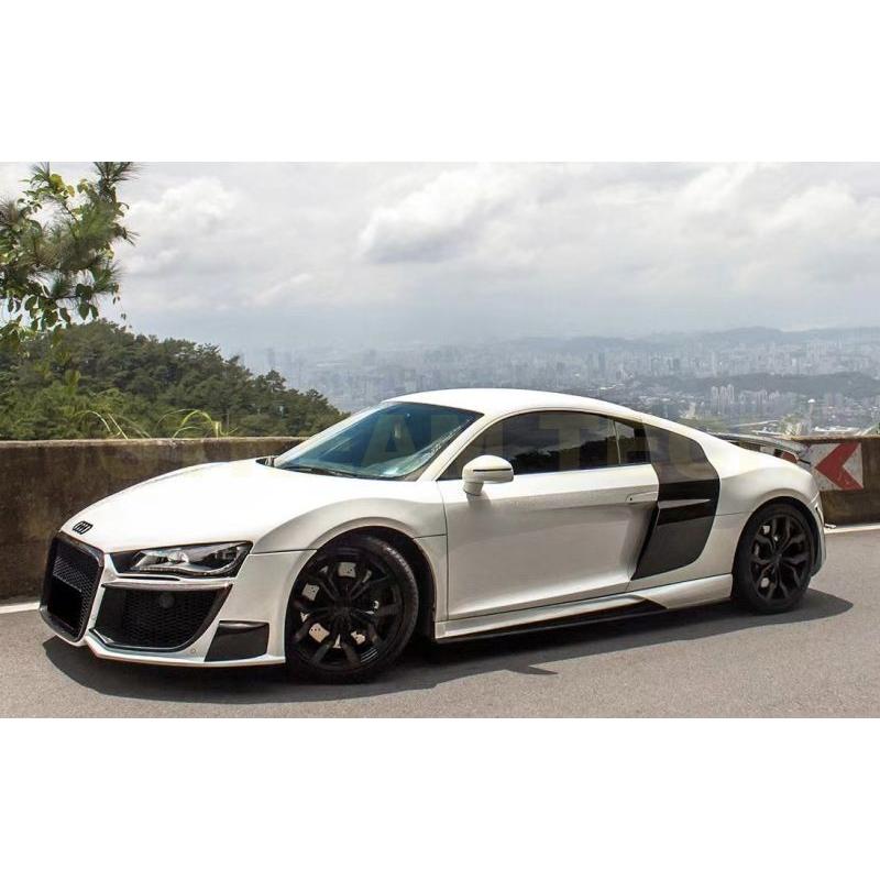 AUDI アウディ R8 2007〜2016年用 純正タイプ カーボン サイドパネル サイドプレート サイドガーニッシュ カーボンパネル 綾織カーボン クーペ スパイダー |  | 10