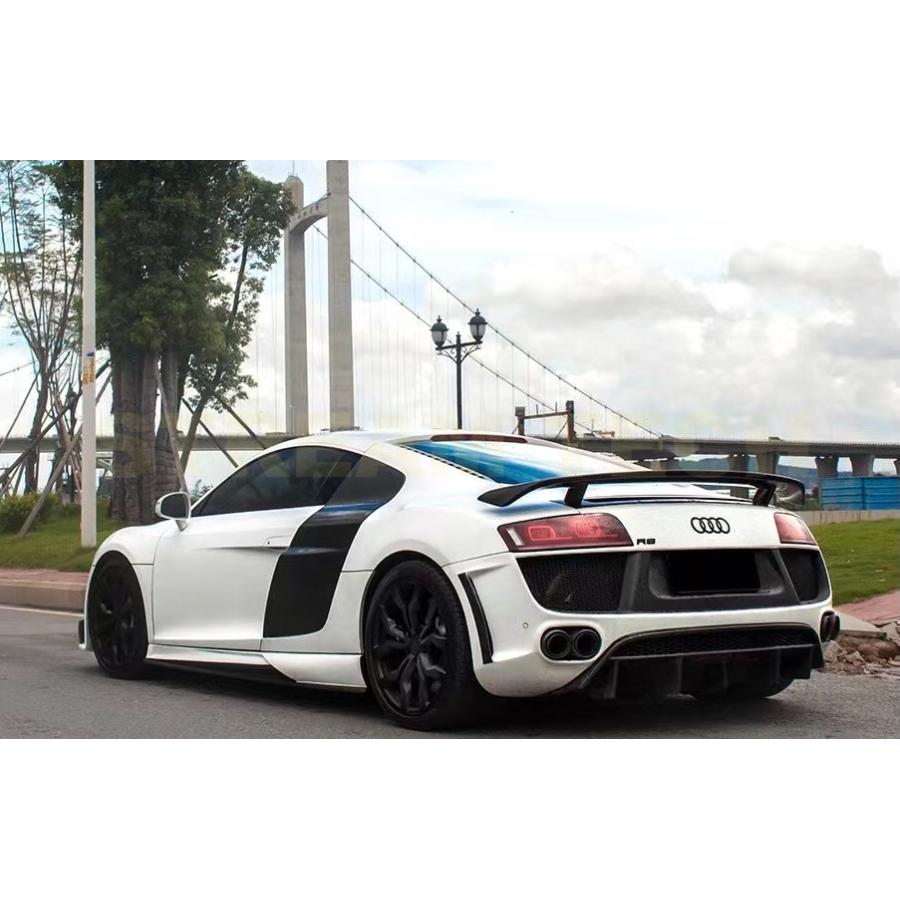 AUDI アウディ R8 2007〜2016年用 純正タイプ カーボン サイドパネル サイドプレート サイドガーニッシュ カーボンパネル 綾織カーボン クーペ スパイダー |  | 11