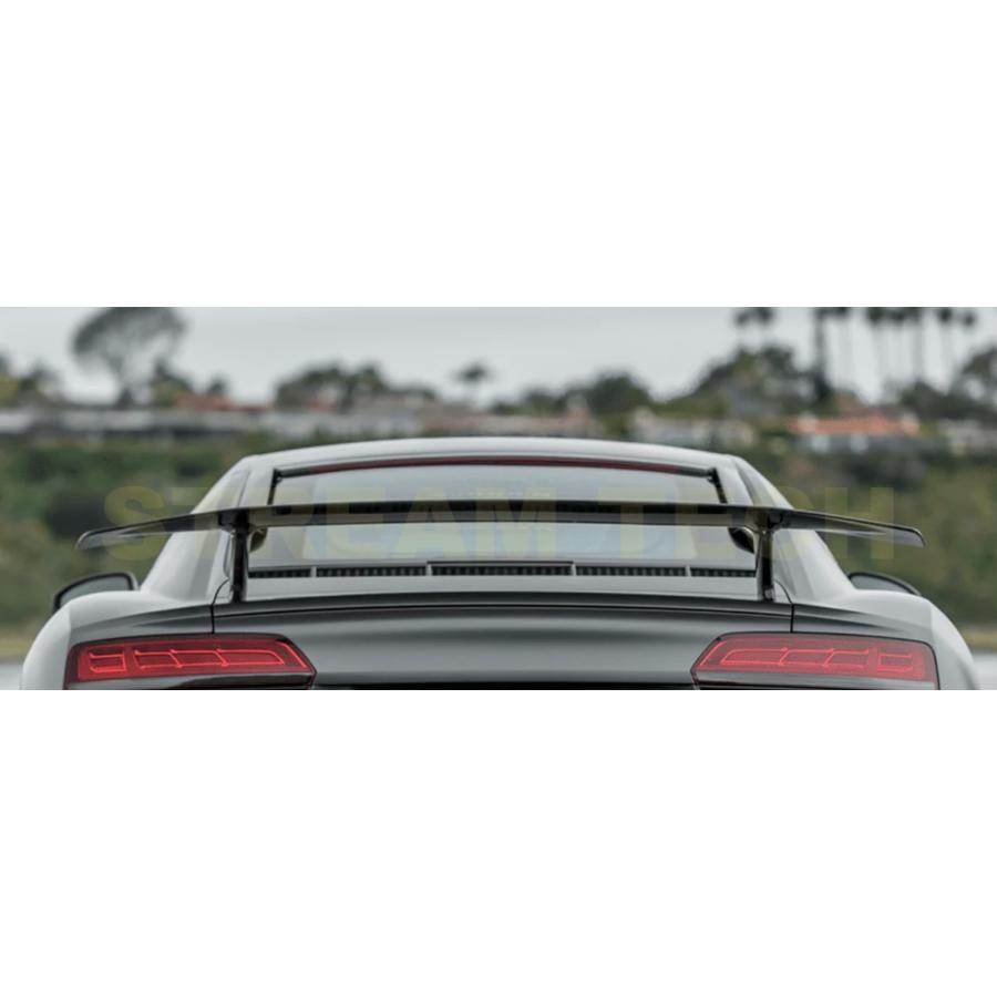 AUDI アウディ 4S R8 クーペ用 VRSタイプ ドライカーボン リアウイング