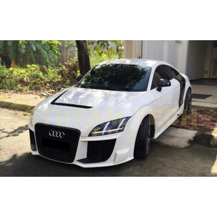 ★最終価格★ AUDI アウディ 8J TT TTS TT-RS用 ブラックセイルズ R8タイプ カーボン サイドパネル 左右セット サイドガーニッシュ サイドブレード 綾織 BLACK SAILS Audi 【UO1216320816】(44070円)