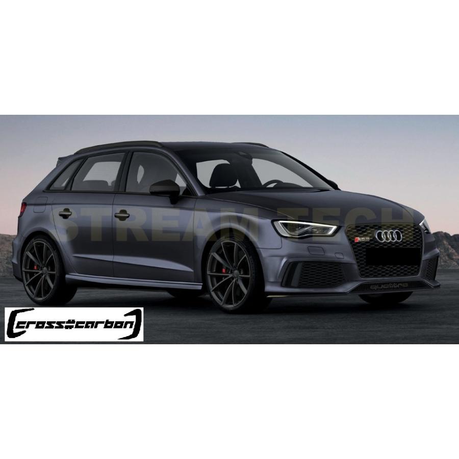 AUDI アウディ 8V A3 S3 前期用 RSタイプ ブラック ハニカムグリル フロントグリル センターグリル ラジエターグリル バンパーグリル RSグリル Audi 人気商品の画像