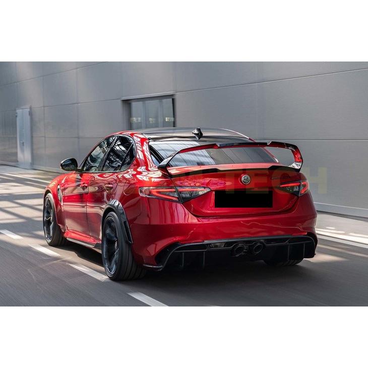 Alfa Romeo アルファロメオ ジュリア用 GTAmタイプ 2段式 GTウイング 2種類有 FRP カーボン リアウイング カーボンウイング リアスポイラー 綾織カーボン 人気 |  | 02
