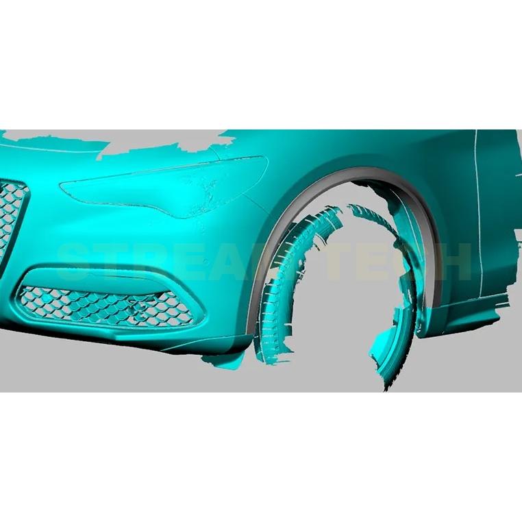 Alfa Romeo アルファロメオ ステルヴィオ用 カーボン ホイールアーチ 4