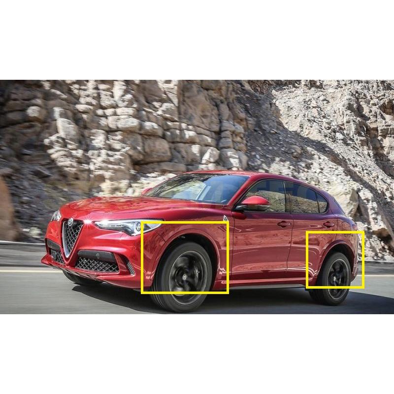 Alfa Romeo アルファロメオ ステルヴィオ用 カーボン ホイールアーチ 4