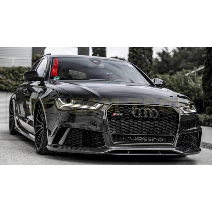 AUDI アウディ C7 4G A6 S6 前期用 RS6タイプ フロントバンパー PP