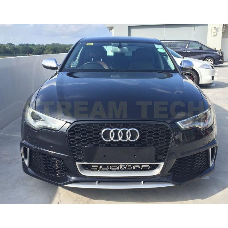 AUDI アウディ C7 4G A6 S6 前期用 RS6タイプ フロントバンパー PP