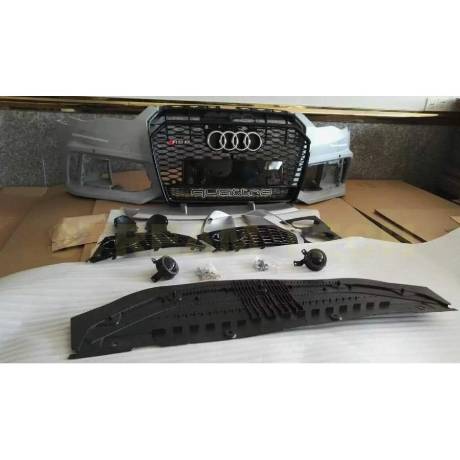 AUDI アウディ C7 4G A6 S6 後期用 RS6タイプ フロントバンパー PP