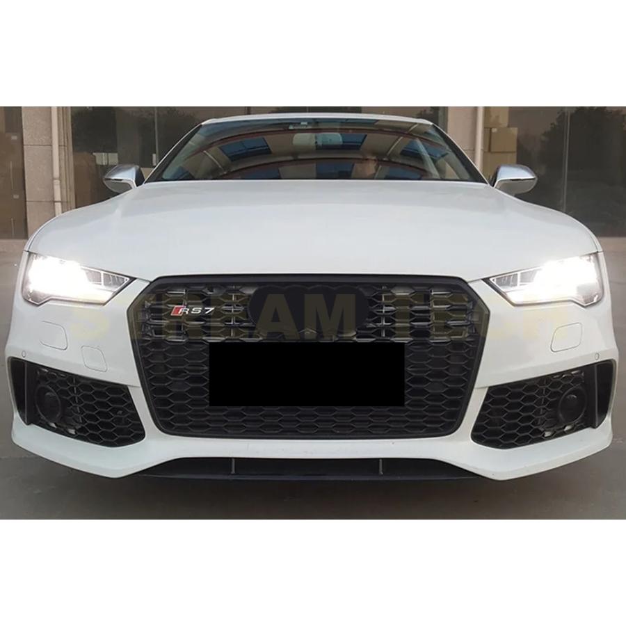AUDI アウディ C7 4G A7 S7 後期用 RS7タイプ ハニカムグリル フロント