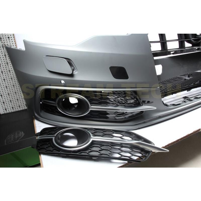 AUDI アウディ C7 4G A6 S6 後期用 S6ルック フロントバンパー PPウレタン製 バンパー フロントグリル エアロパーツ フロントエアロ ボディキット 人気商品 |  | 06