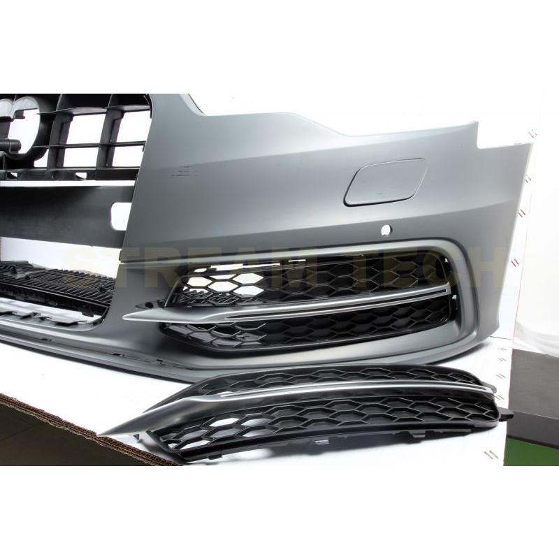 AUDI アウディ C7 4G A6 S6 後期用 S6ルック フロントバンパー PPウレタン製 バンパー フロントグリル エアロパーツ フロントエアロ ボディキット 人気商品 |  | 07